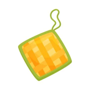 Square tack. Vector illustration on a white background. Stock Illustration