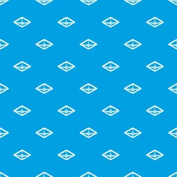 Square tap gas pattern vector seamless blue Stock Illustration