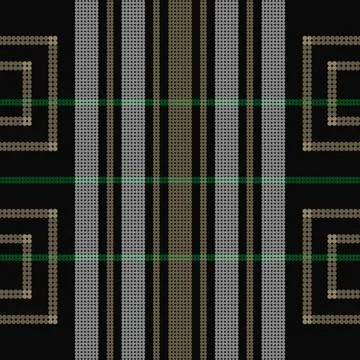 Square tartan fabric plaid pattern design background design イラスト素材