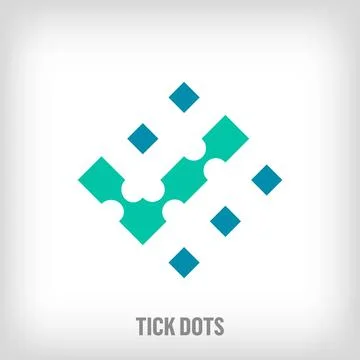 Square teak shape logo. Stock Illustration