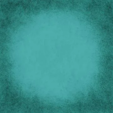 Square teal grunge textured background Stock Illustration