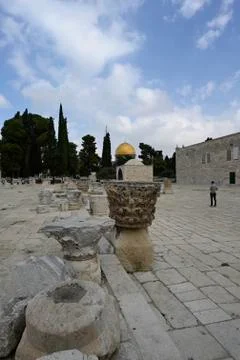 Square on Temple Mount Stock Photos