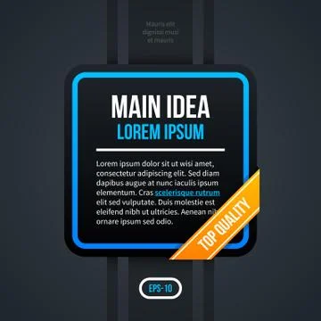 Square text background. EPS10. Stock Illustration
