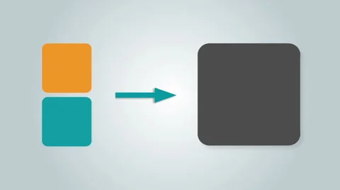 Square text box diagram for presentation.box 2 Stock Footage 59182228