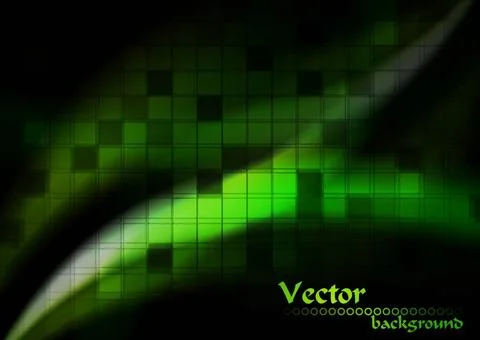 Square texture on dark green backdrop. Eps 10 vector illustration Square t... Stock Photos