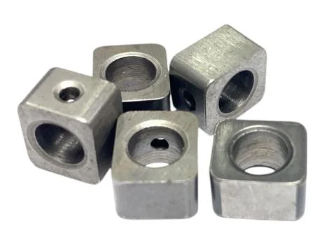 Square thread screw for mechanical and automotive industry Stock Photos