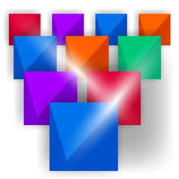 Square tile pattern abstract texture background template wallpaper Stock Illustration