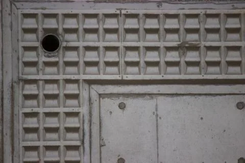 Square tile pattern with drainage Stock Photos