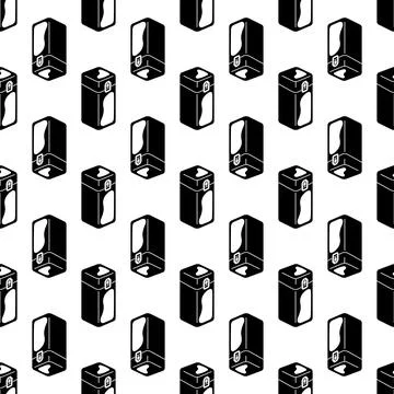 Square tin can pattern seamless vector 스톡 일러스트