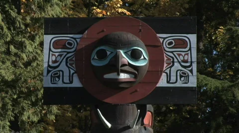 Square totem Stock Footage 291485
