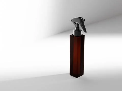 Square Trigger spray bottle mockupg Stock Illustration