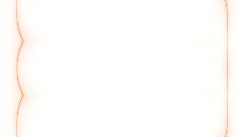 Square vertical rounded frame with moving neon light effect, orange frame. .. Stock Footage 270316010