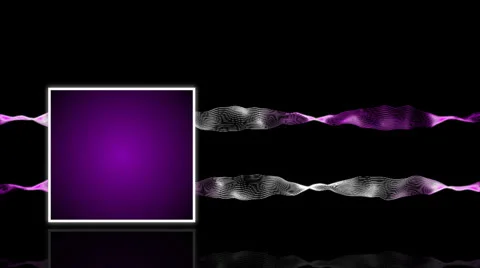 Square Violet String 스톡 동영상 25364301