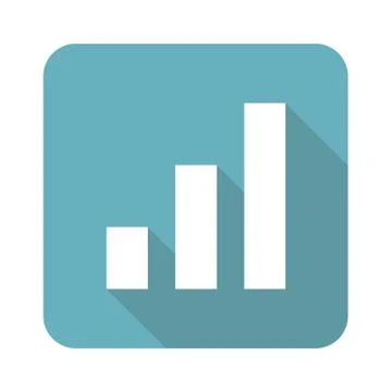 Square volume scale icon Stock Illustration