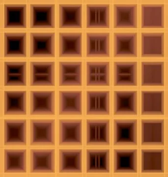 Square waffle background Stock Illustration