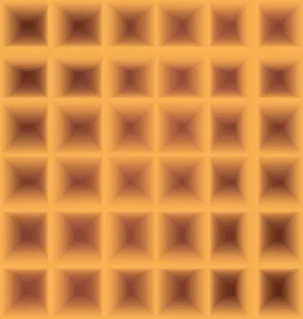 Square waffle cell six by six background 스톡 일러스트