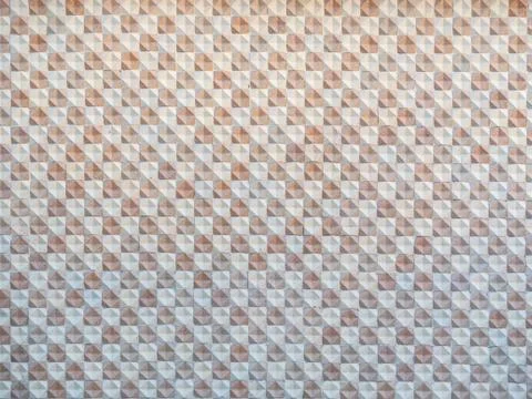 Square wall decoration.Brick texture Stock Photos