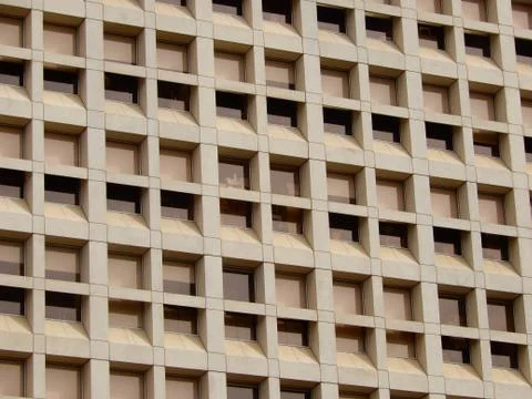 Square Wall Wide Angle Background Backdrop Pattern Stock-Fotos