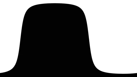 Square Wave Morph Convert to Sine Waveform Mask 스톡 동영상 143895270