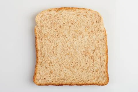Square white bread slice Stock Photos
