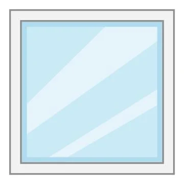 Square window frame icon, cartoon style Ilustración de archivo