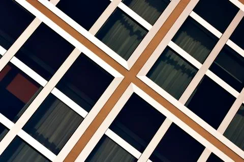 Square windows Stock Photos