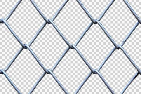 Square wire mesh isolated on white background. Stock Photos
