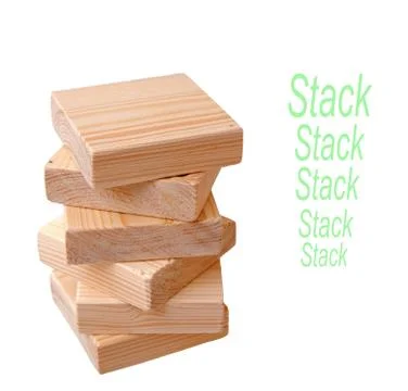 Square wood Stock Photos