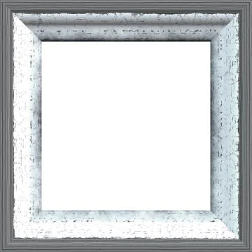 Square wooden frame Illustrazione stock