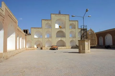 Square in yasd, iran Stock Photos