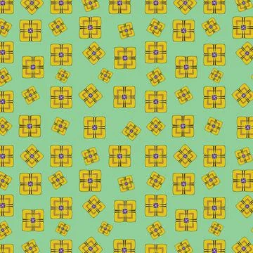 Square yellow Stock Illustration