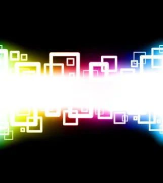 Squared abstractions design Stock Illustration