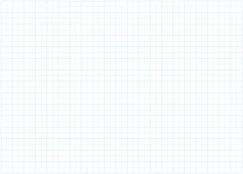 Squared blue grid paper. Blank notebook sheet. Mathematics simple pattern Illustrazione stock