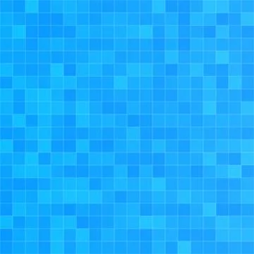 Squared blue seamless pattern Stock Illustration