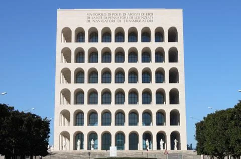 Squared Colosseum Stock Photos