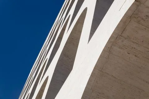 Squared Colosseum,Rome Foto stock