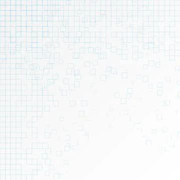 Squared destroyed background Illustrazione stock