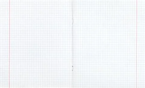 Squared double-page spread with red margin Foto stock