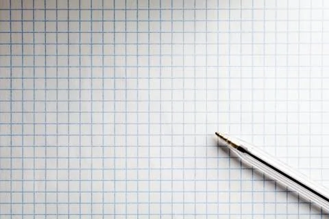 Squared Page with Pen Stock Photos
