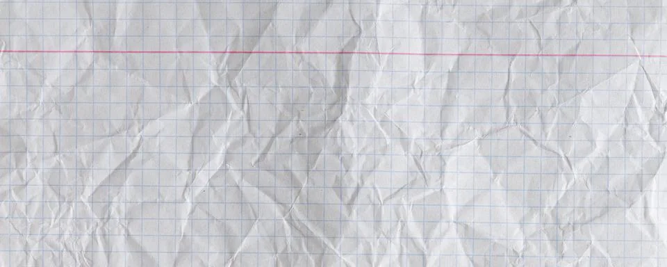 Squared paper background template with realistic shadows and creases Stock Photos