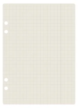 Squared paper sheet Stock Illustration