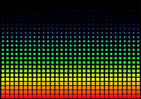 Squared Rainbow Background Stock Illustration