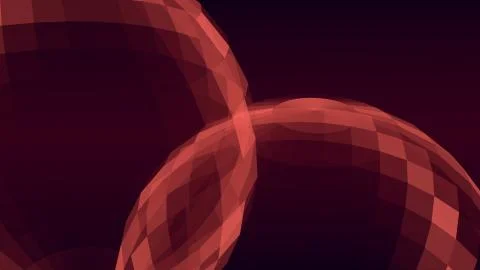 Squared spheres Stock Illustration