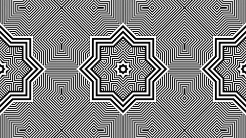 Squared Stars Looping Animation Stock Footage 73328037