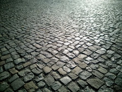 Squared stones floor texture Stock Photos