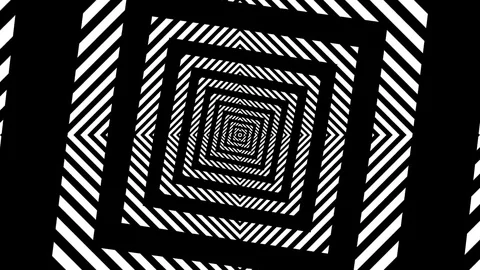 Squared Twist Looping Animation Stock Footage 73338514