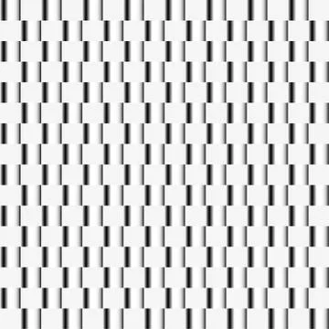Squares abstract geometric pattern. Grayscale, seamlessly repeatable checkere Illustrazione stock