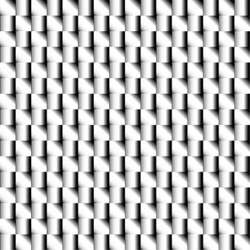 Squares abstract geometric pattern. Grayscale, seamlessly repeatable checkere Illustrazione stock