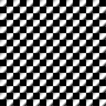 Squares abstract geometric pattern. Grayscale, seamlessly repeatable checkere 스톡 일러스트