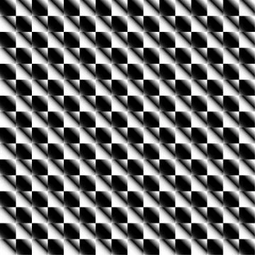 Squares abstract geometric pattern. Grayscale, seamlessly repeatable checkere Stockillustratie